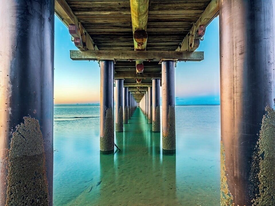 Under the pier