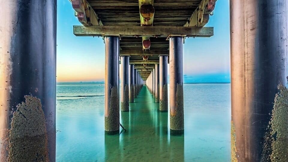 Under the pier