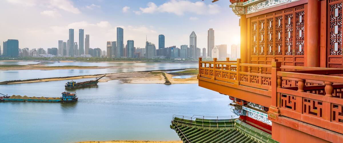 Tengwang Pavilion,Nanchang,traditional, ancient Chinese architecture, made of wood.