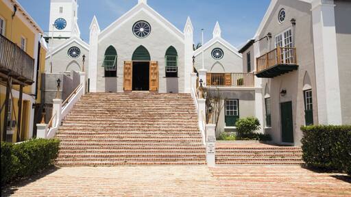 St. Peter's Church, a historic landmark of St. George, Bermuda