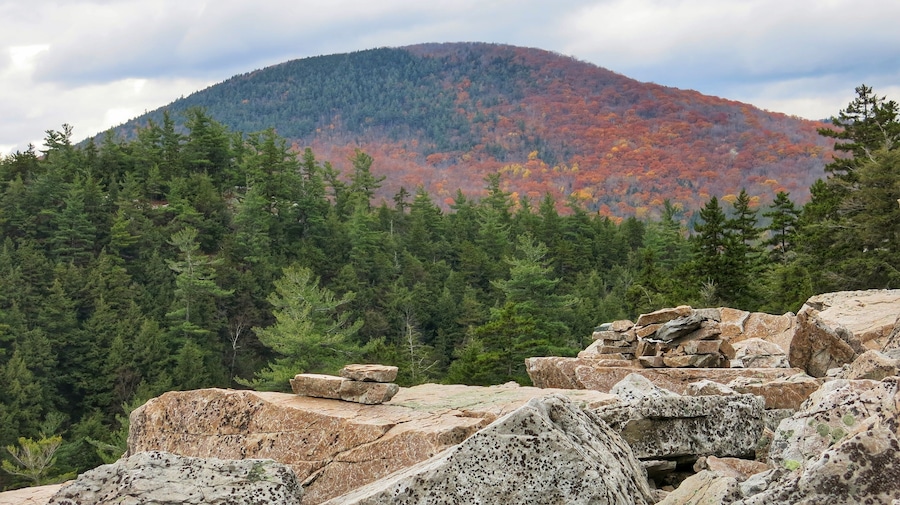 Green Mountain White Rocks Mountain Slide Hike Sunset Wallingford Vermont