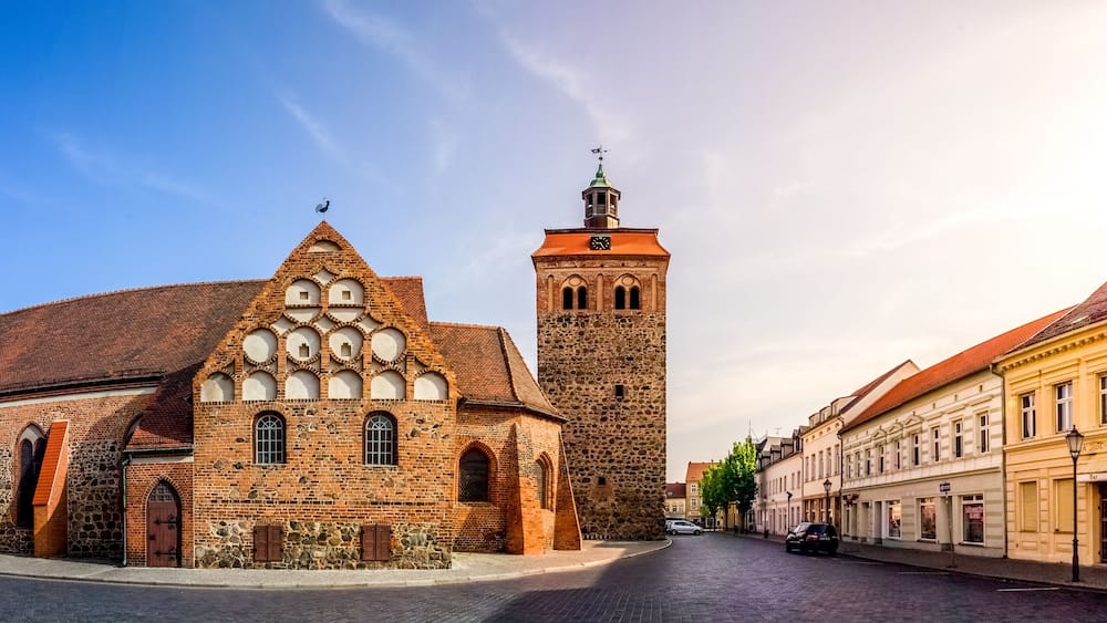 Marktturm, Sankt Johanniskirche, Luckenwalde, Deutschland