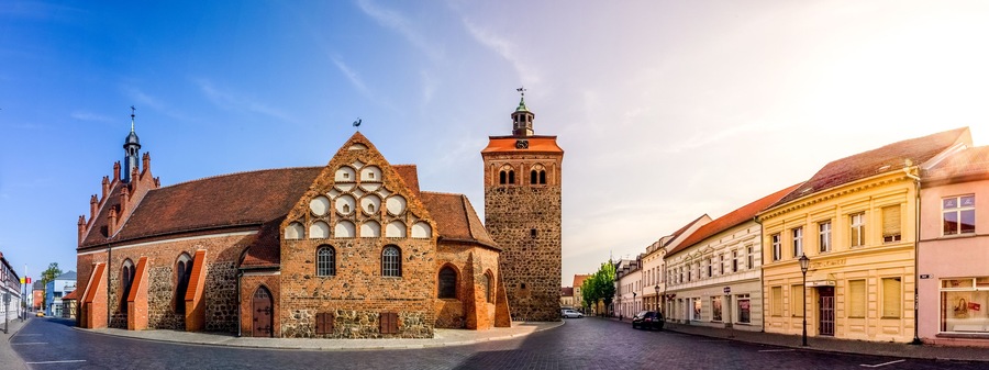 Marktturm, Sankt Johanniskirche, Luckenwalde, Deutschland