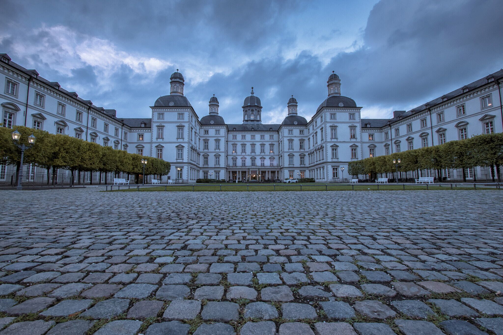 500px provided description: The palace of Bensberg / Bergisch Gladbach in Germany. [#castle ,#germany ,#palace ,#dramatic ,#medieval ,#architectural ,#wide angle ,#grand place]