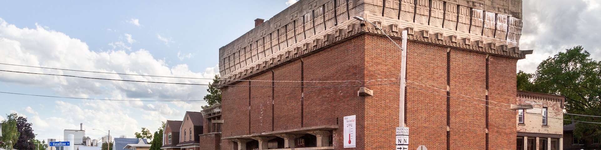 A. D. German Warehouse building, designed by famous american architect Frank Lloyd Wright.