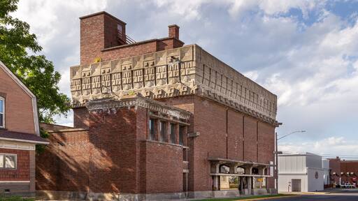 A. D. German Warehouse building, designed by famous american architect Frank Lloyd Wright.