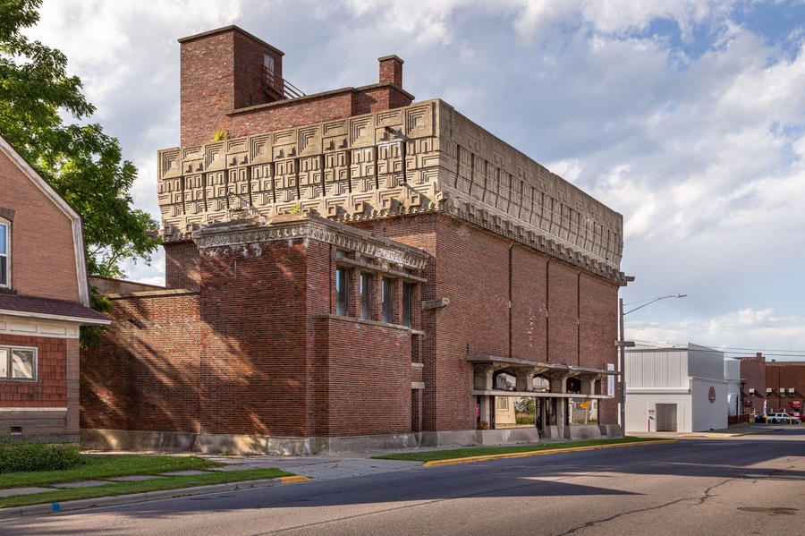 A. D. German Warehouse building, designed by famous american architect Frank Lloyd Wright.
