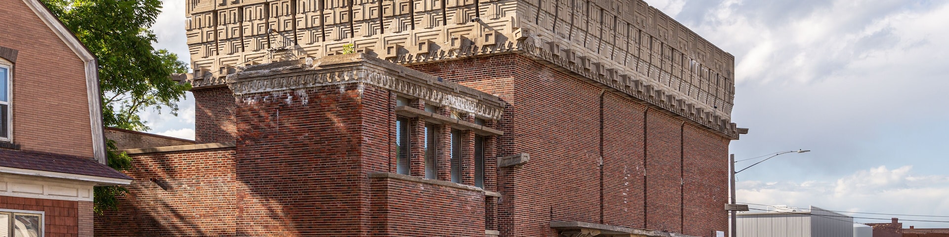 A. D. German Warehouse building, designed by famous american architect Frank Lloyd Wright.