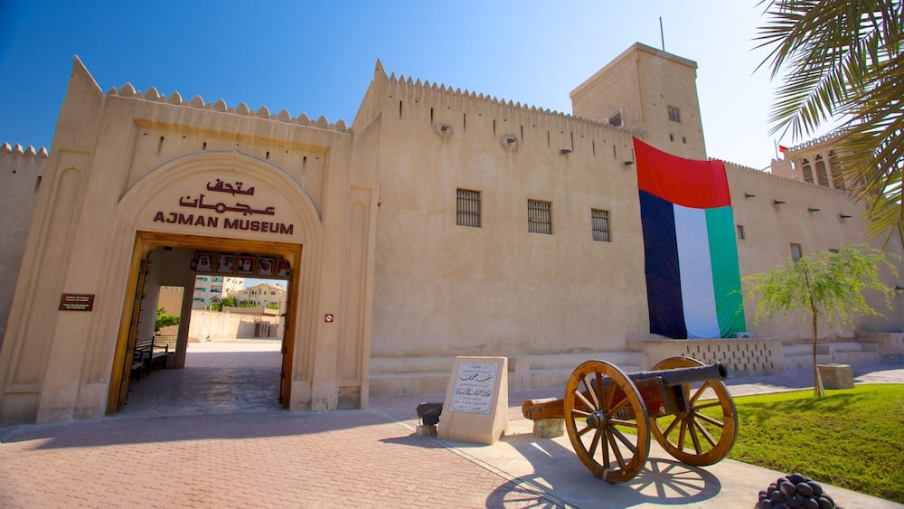 Ajman showing heritage architecture