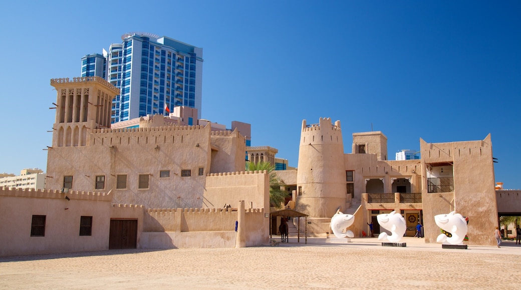 Ajman featuring heritage elements, a city and heritage architecture