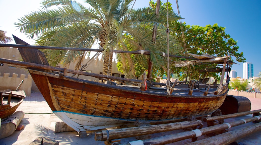 Ajman which includes tropical scenes and a city