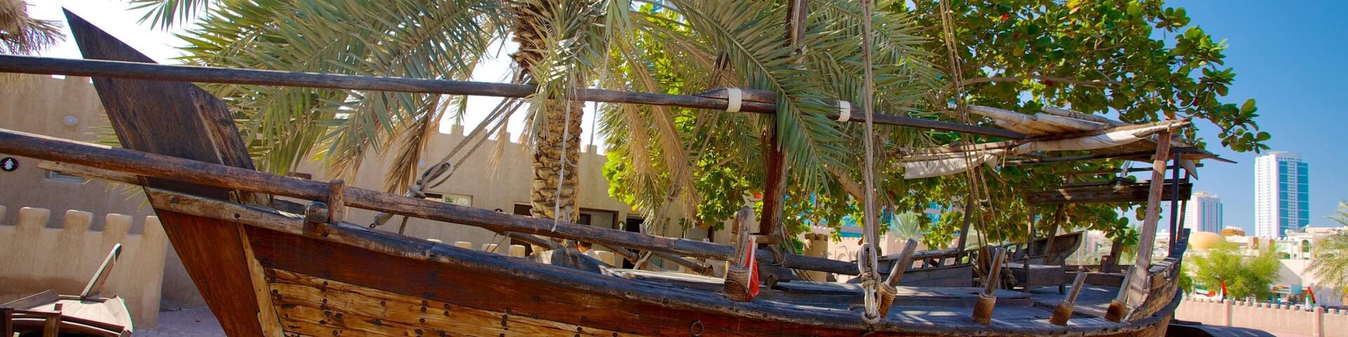 Ajman caracterizando uma cidade e cenas tropicais