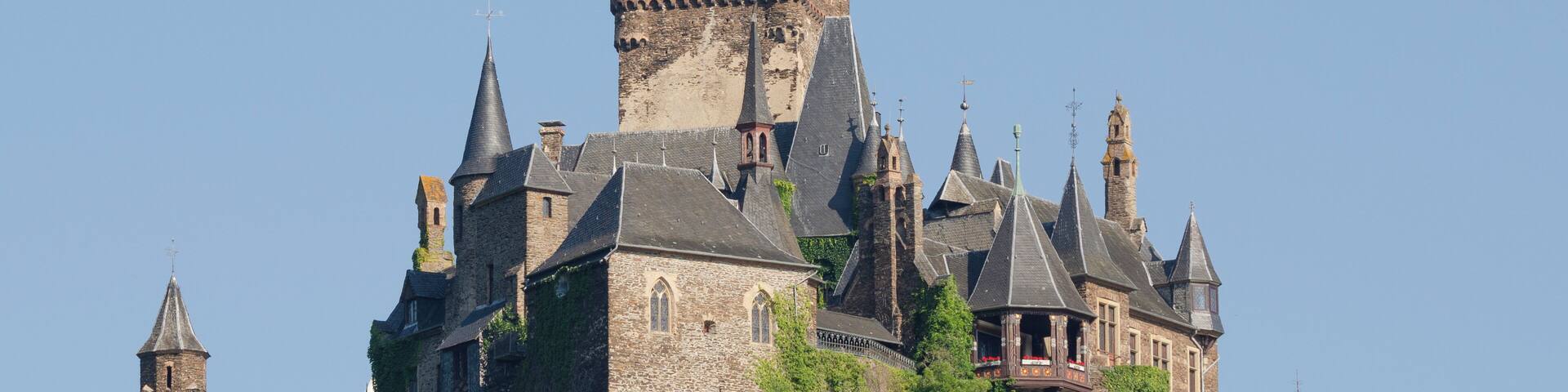 The castle at Cochem, Germany.