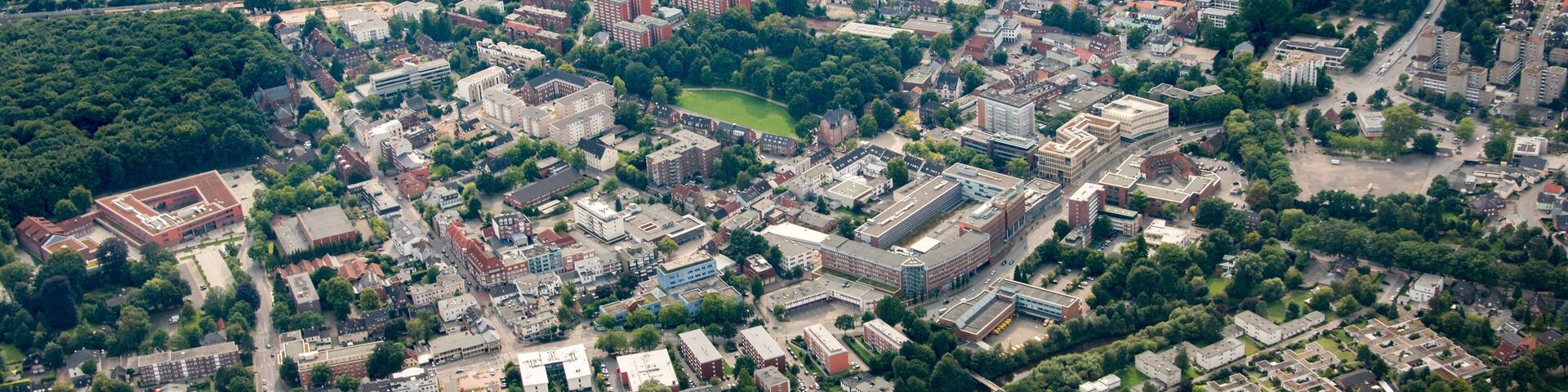Germany from above - Hamburg, Elmshorn, Norderstedt and Hamburg