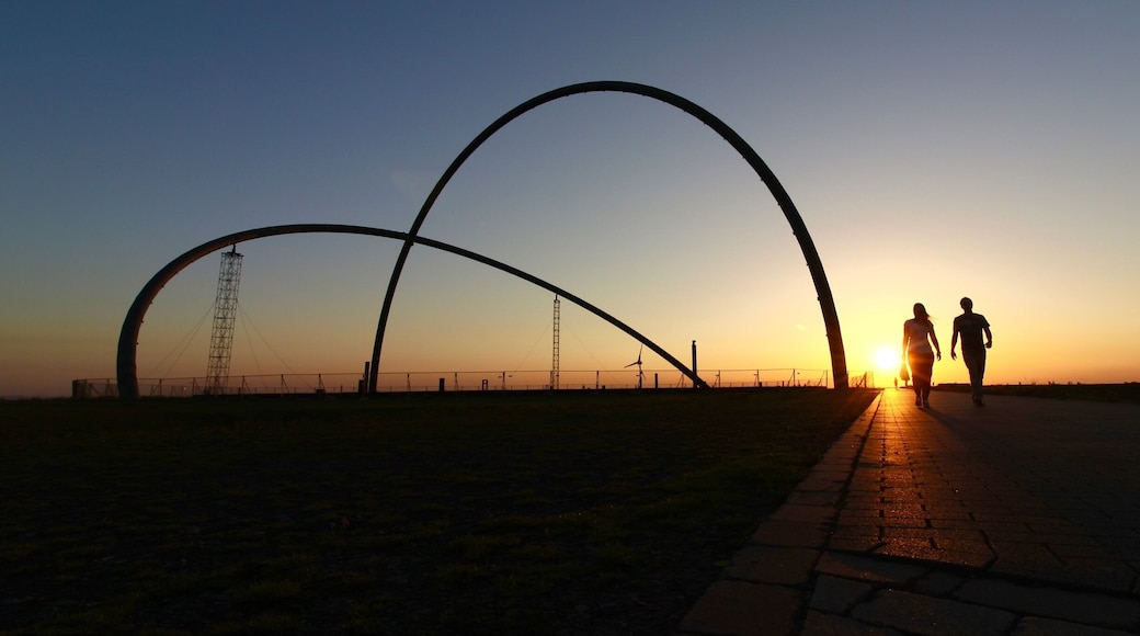 Sonnenuntergang im Ruhrgebiet.