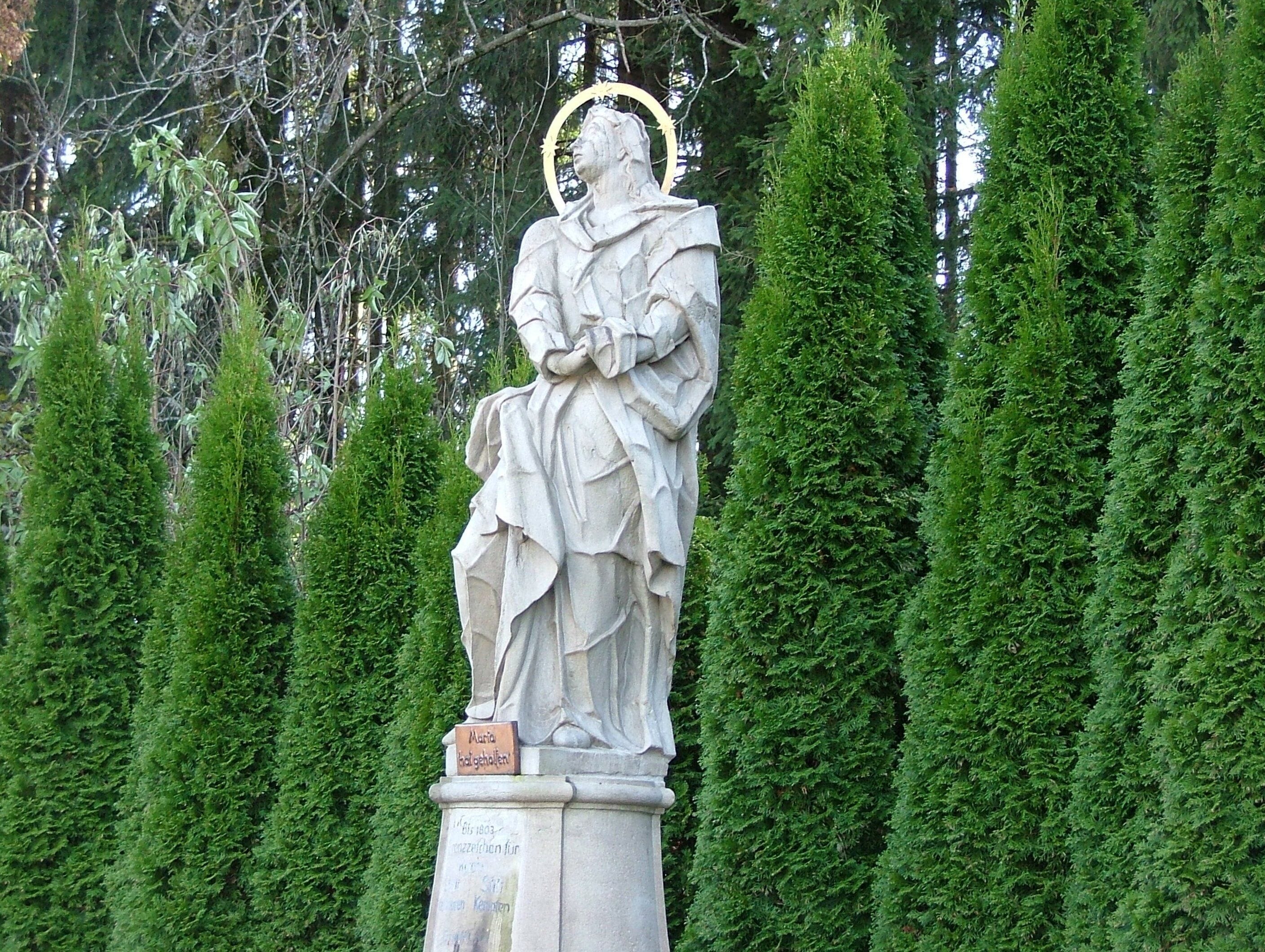 Bildstock und Grenzzeichen