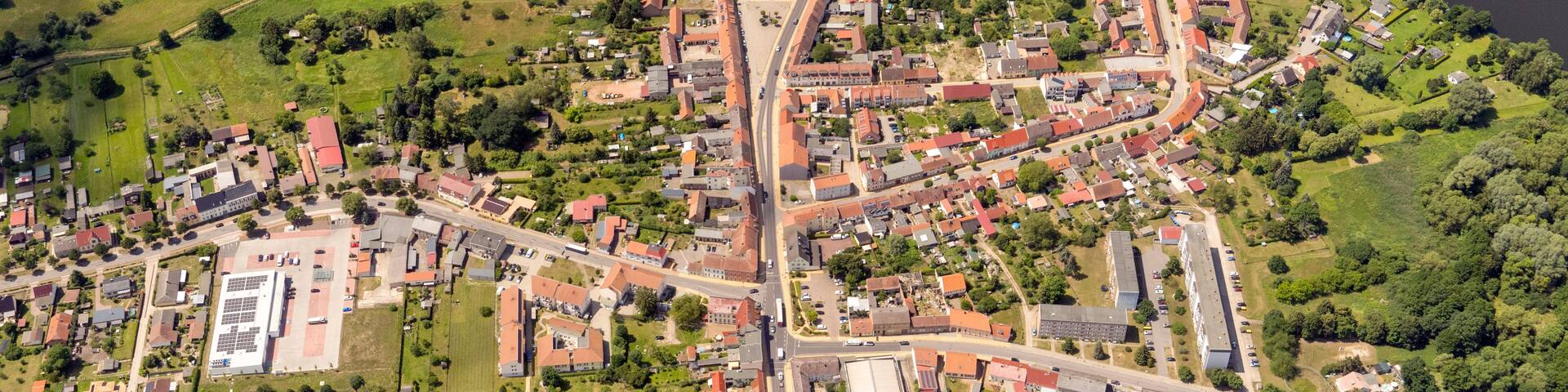 Liebenwalde, Brandenburg, Deutschland, Luftbild