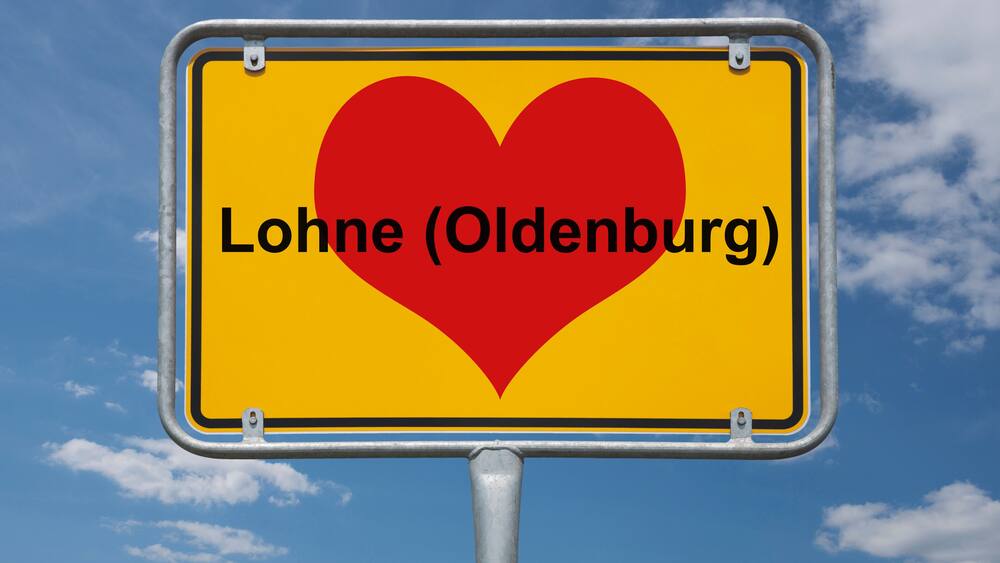 Ortstafel Lohne (Oldenburg)