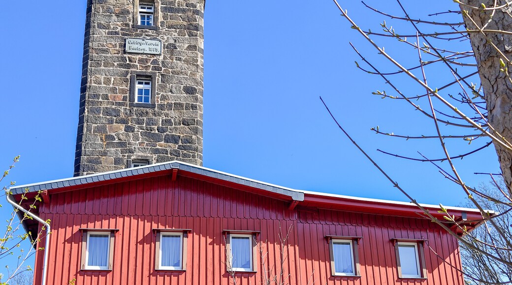 moenchswalder berg, a mountain in upper lusatia, germany, saxony