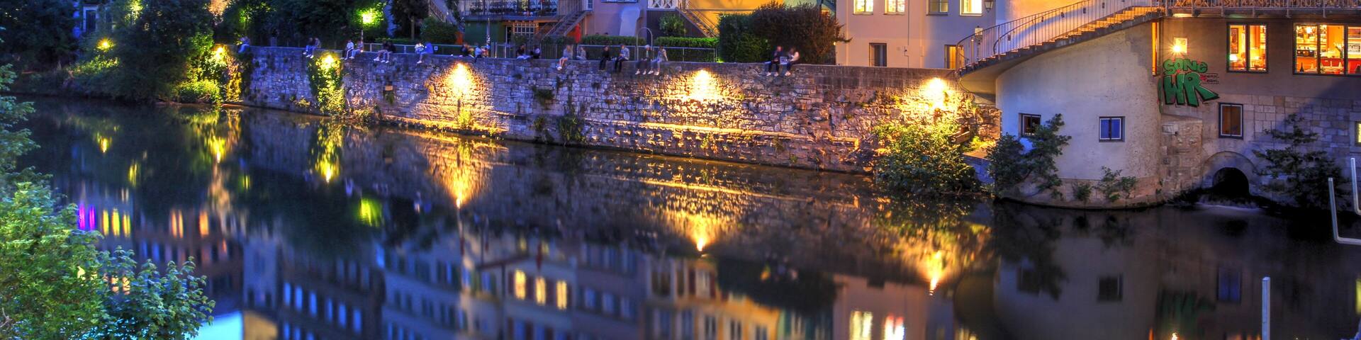 Tübingen along the Neckar River, Germany
