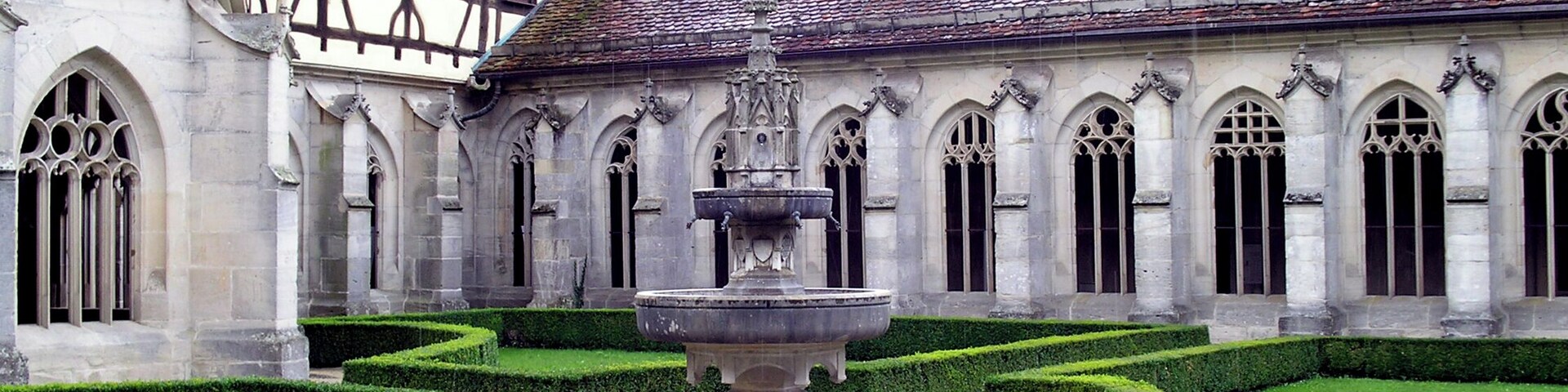Inside garden of Cloister Bebenhausen