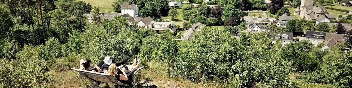 Nice view from the hill. Come here to relax.