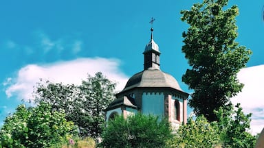 Nice view from the hill. Nice place to relax on a sunny day