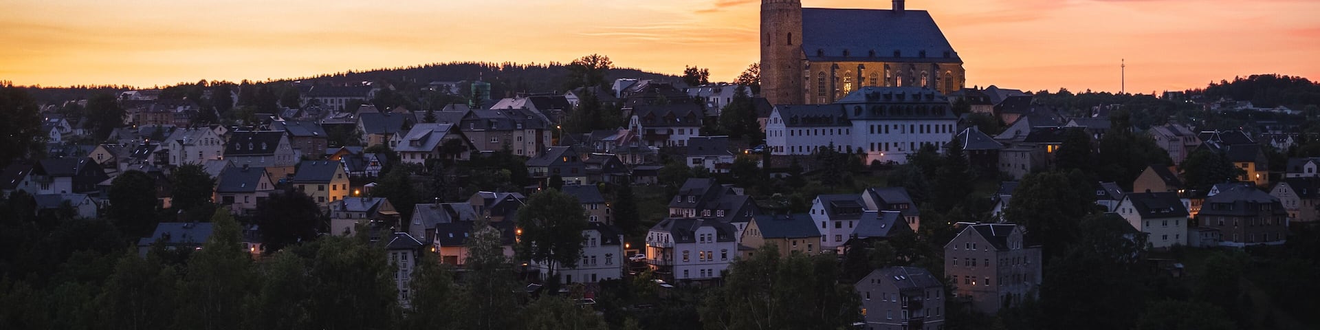 View of Schneeberg. One of the best spots to get a picture of the church and the town around it.
For sure a great viewpoint in winter to marvel at the winter wonderland...
