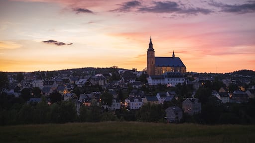 View of Schneeberg. One of the best spots to get a picture of the church and the town around it.
For sure a great viewpoint in winter to marvel at the winter wonderland...