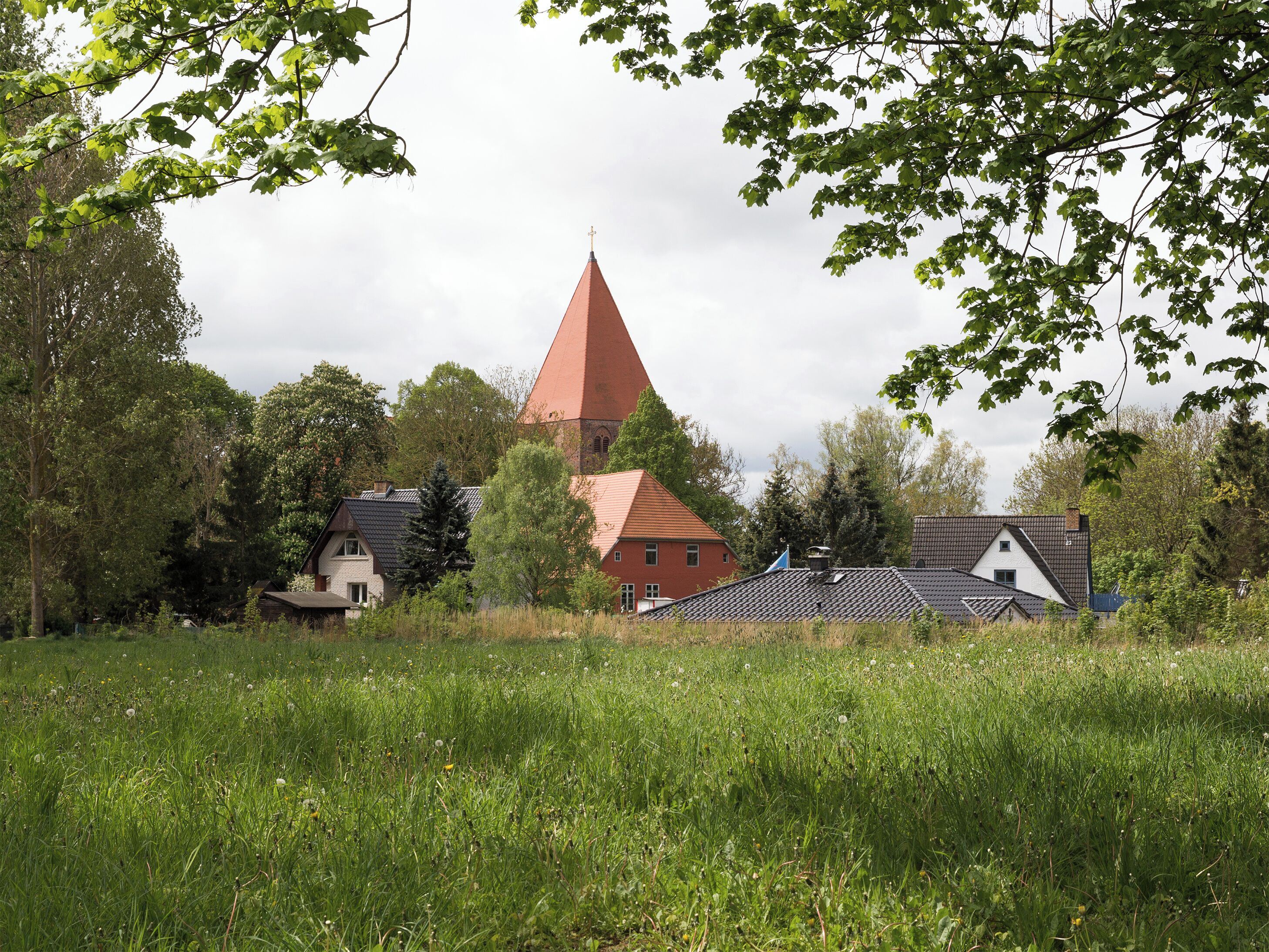 Sagard, view onto the town and the church