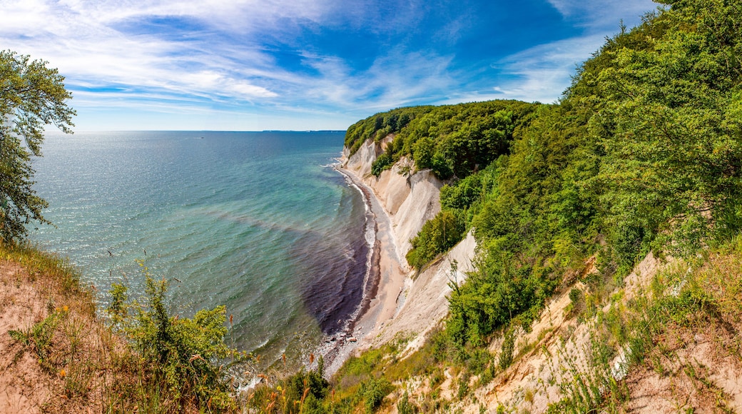 Famous chalk cliffs on Ruegen, Sassnitz, Mecklenburg-West Pomerania, Germany