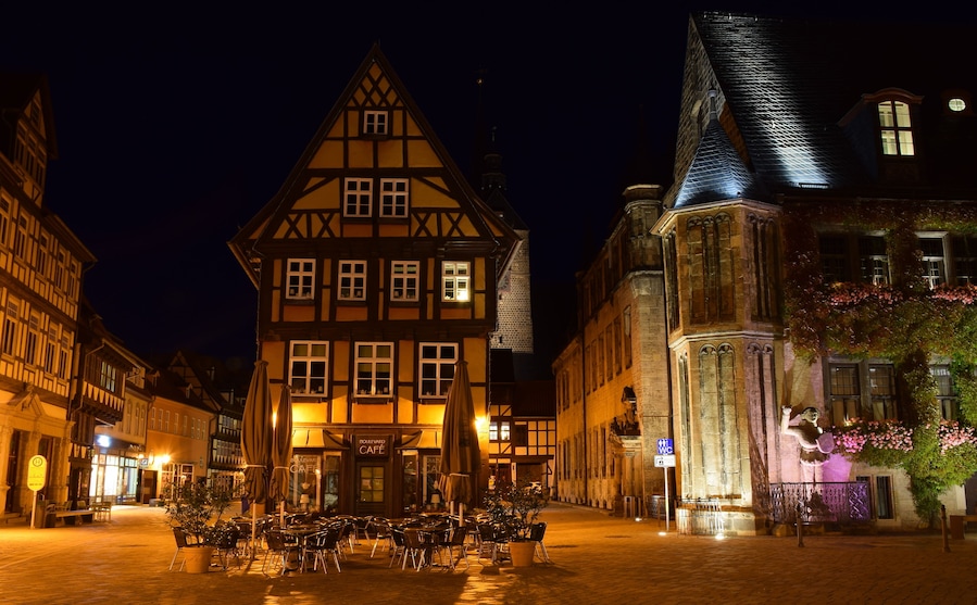 Quedlinburg by night.