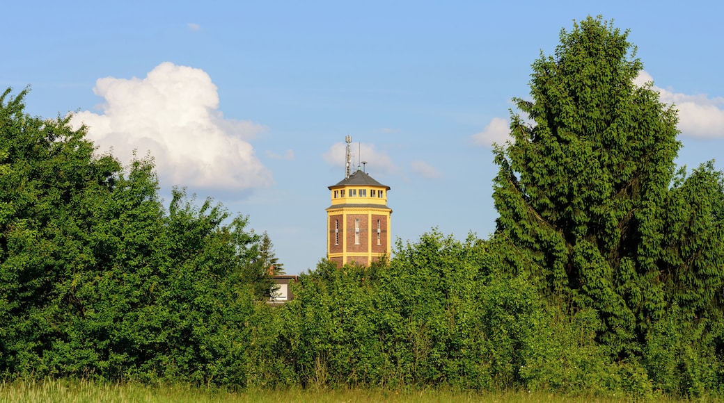 Water tower Mörfelden-Walldorf, Hesse, Germany.