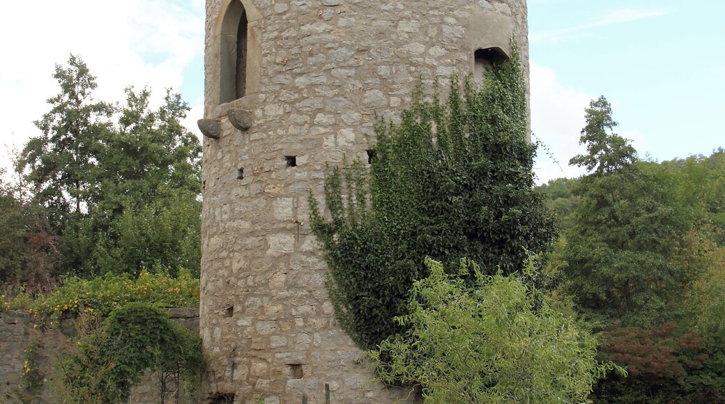 Am Grabenschied mit dem Fuchsturm in Niederstetten.