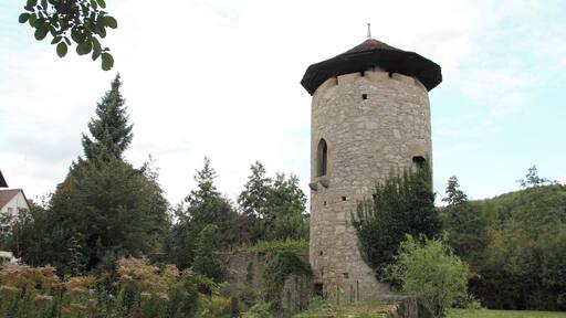 Am Grabenschied mit dem Fuchsturm in Niederstetten.