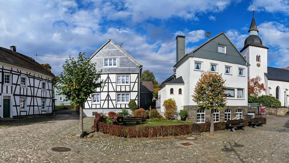 Panorama Marienberghausen, Nümbrecht, Oberbergischer Kreis, Deutschland, Oberberg