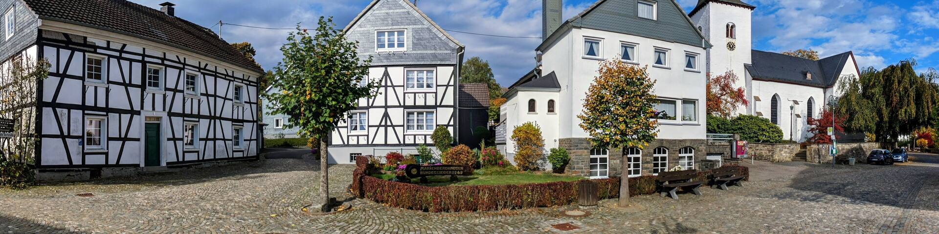 Panorama Marienberghausen, Nümbrecht, Oberbergischer Kreis, Deutschland, Oberberg
