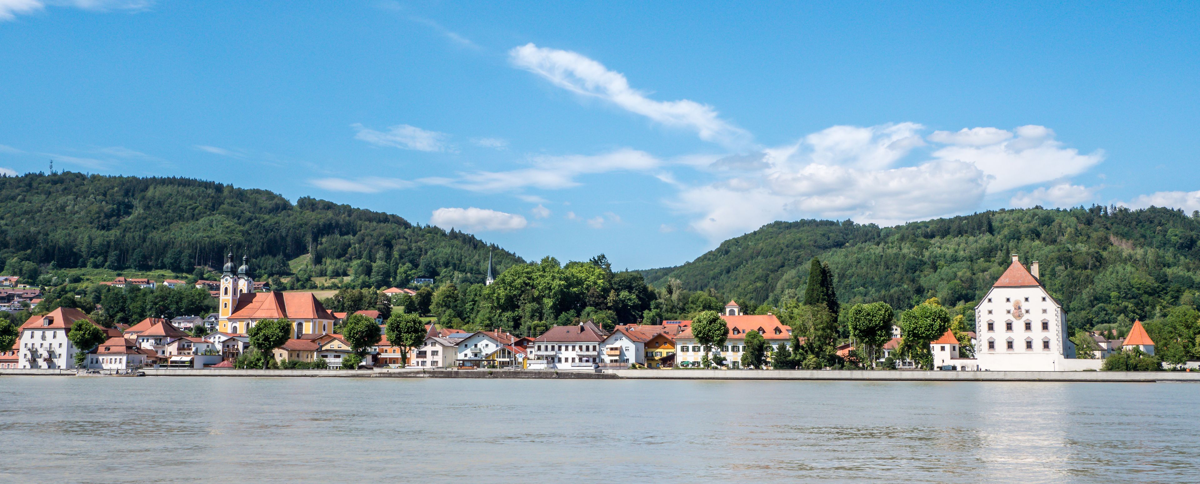 Markt Obernzell Panorama Bayern