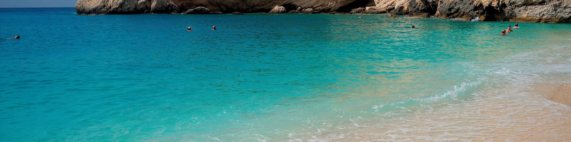 the road leading to porto katsiki beach is simply awful, be prepared !The beach is amazing,one of the most scenic i have ever seen!