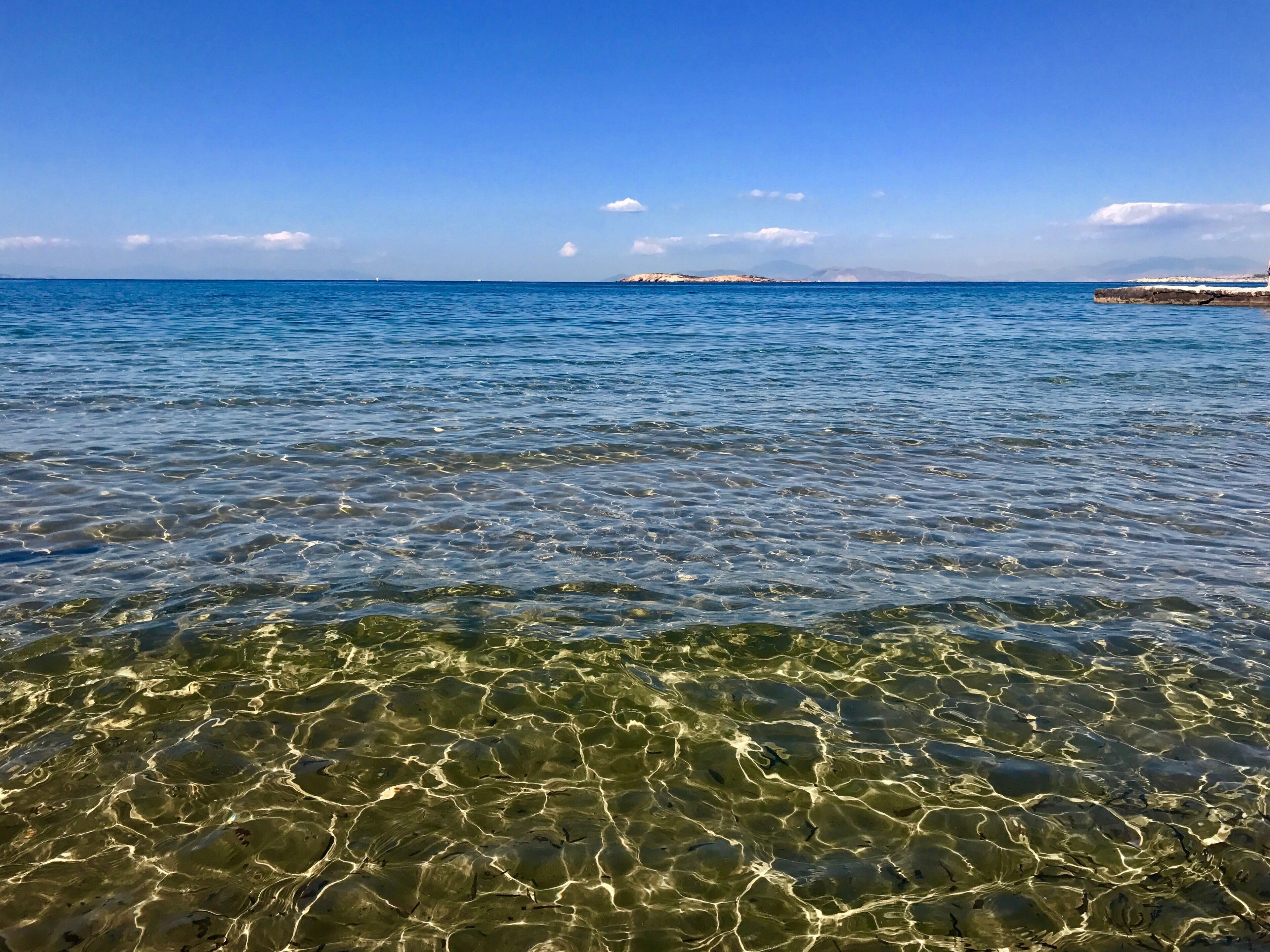 A relaxing afternoon and the electrified water..... such a sight .... crystal clear water and silent waves .... made my day ....