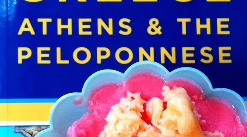 Adorable ice cream counter down a sleepy lane in the heart of Psyrri. Only a couple of blocks from the Ancient Agora. Rick's top choice, and he's rarely wrong.