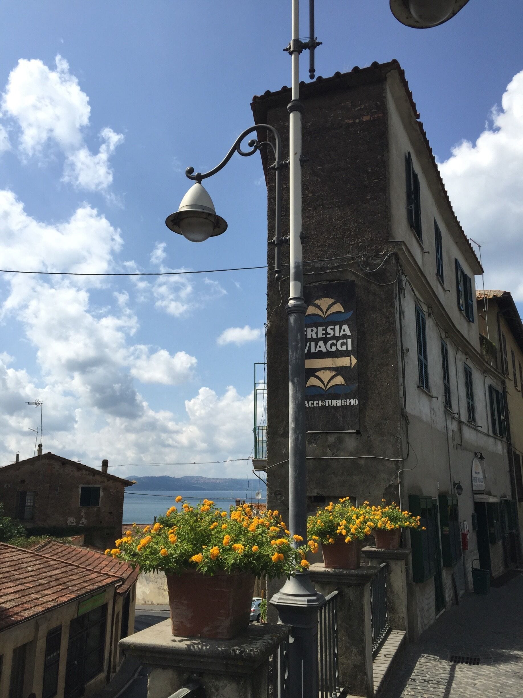 Rather thin building 