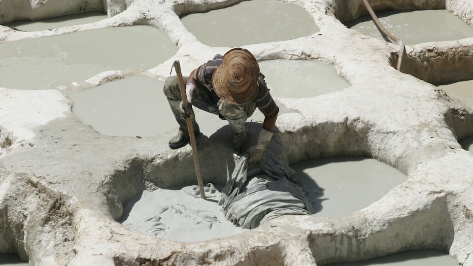 Hope you can handle the pigeon poo smell and the way leather is handle. Not a place for animal lovers....