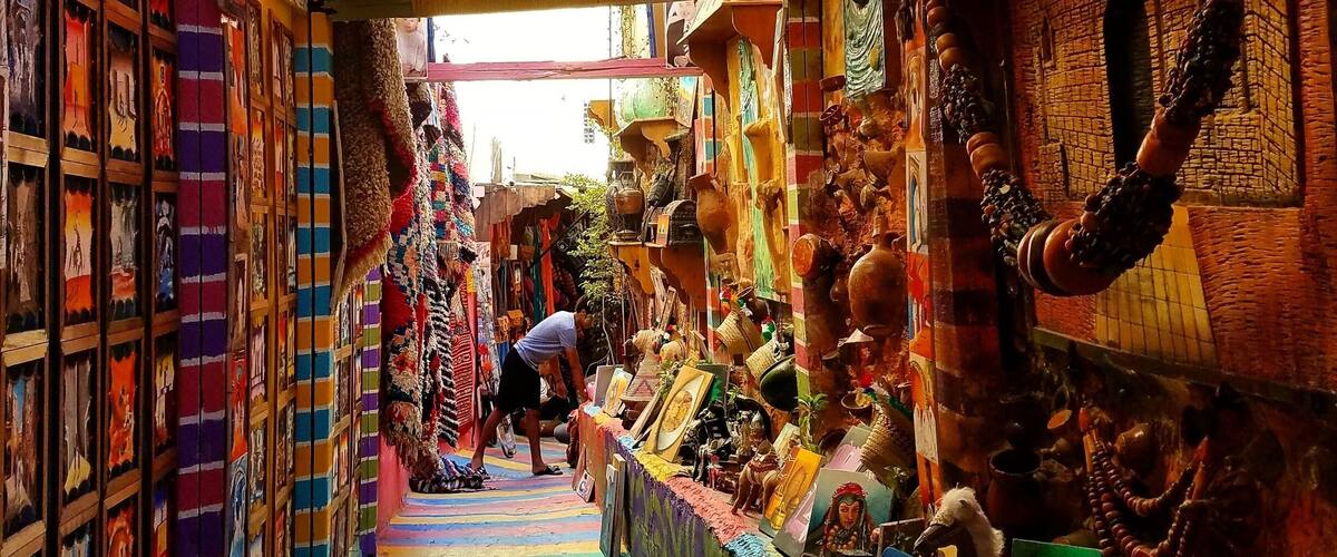 This alleyway in the ancient medina of Fes, was tucked away and hidden. This rainbowroad caught our eye when we just happened to look down an alley behind a half open door. The street was the brainchild of a local artist and his friend. They built photos and art into the walls, and are happy to show you
#takeahike #morocco #fes #hiddenplaces #secretspot #art