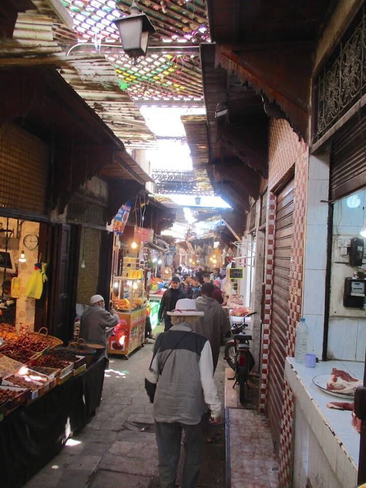 My first glimpse of the main souk in Fez.

https://davenotravels.blog