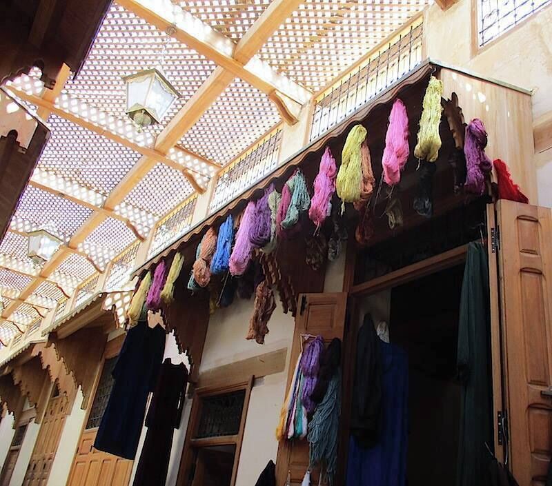 A weaver's shop in the souk.

https://davenotravels.blog