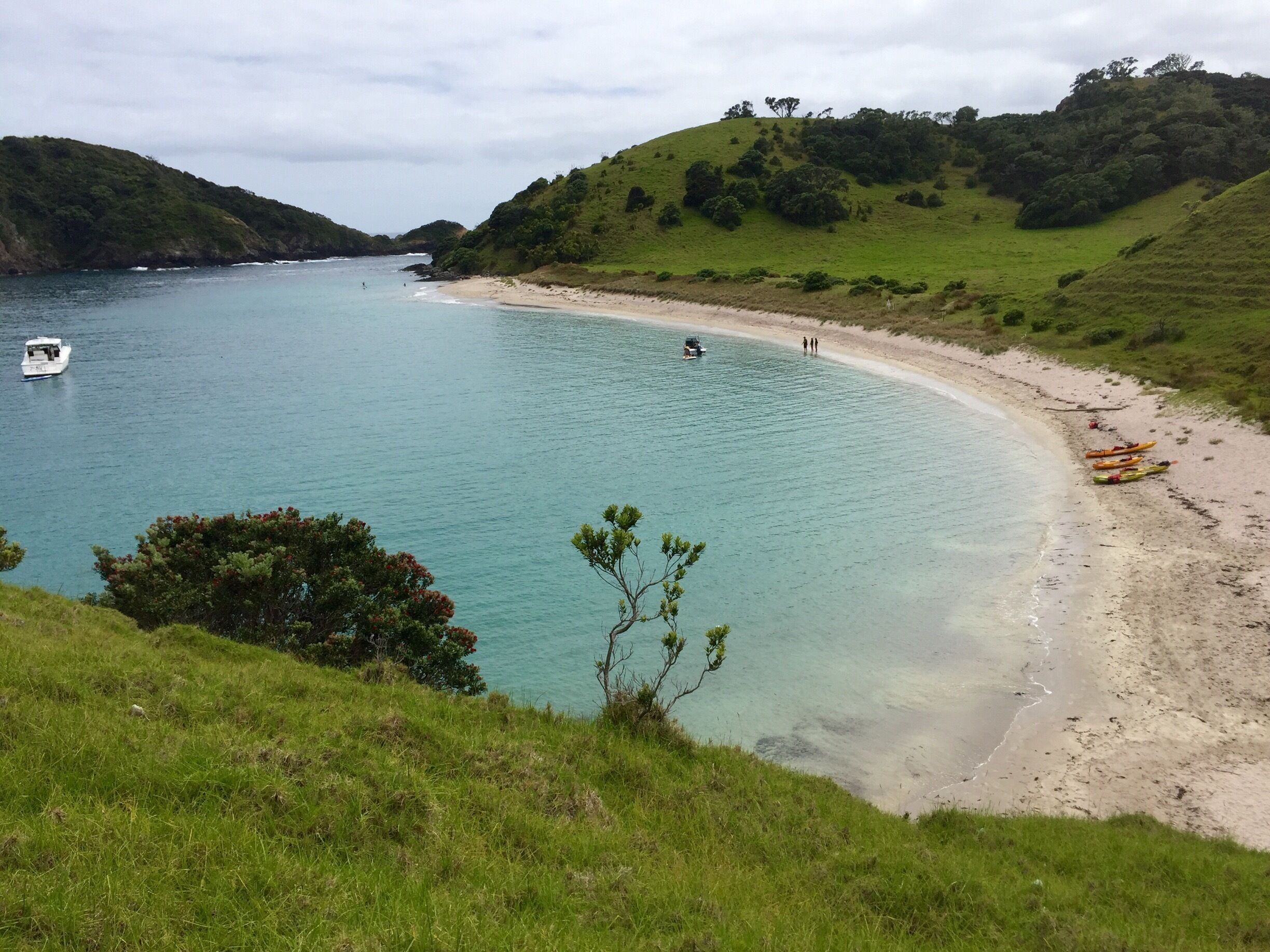 A hike on one of the islands. Beautiful! Got here via the Rock overnight cruise. During the day you snorkel and then hike on one of the islands. The caption chooses different ones depending on mood, and thus was the beautiful one we got to explore. HIGHLY recommend the rock overnight cruise. So much fun! 

#blue