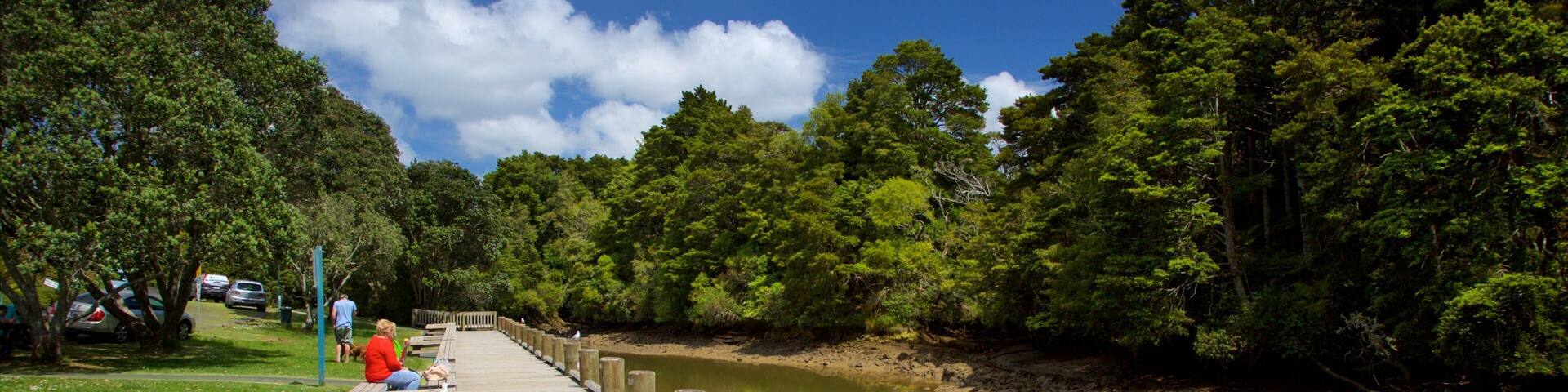 Warkworth featuring a river or creek