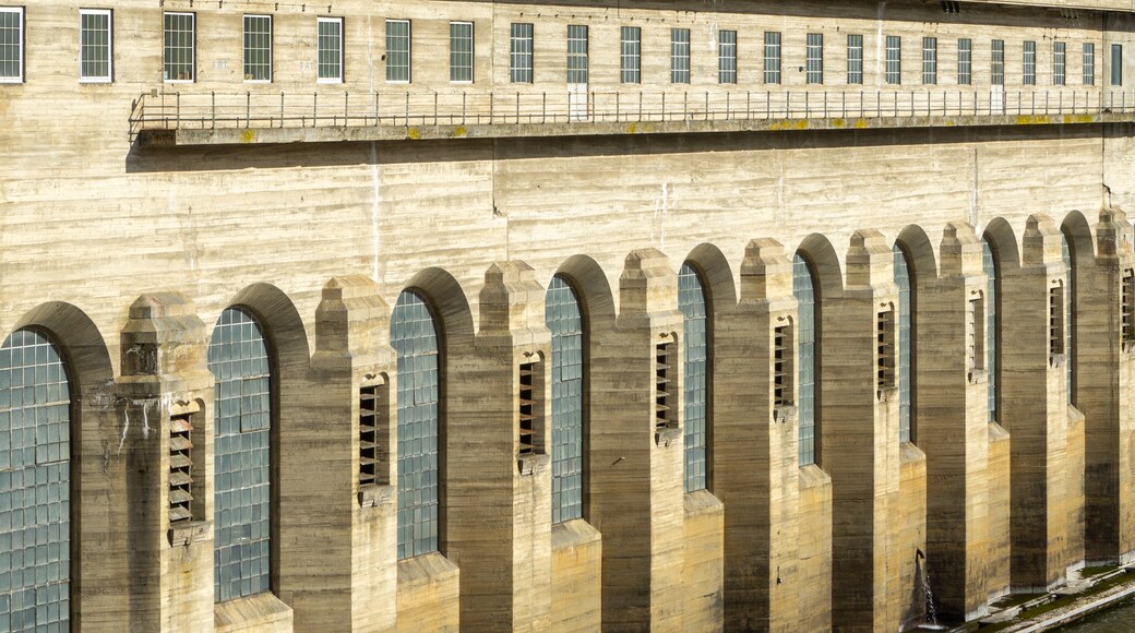 Solbergfoss Hydroelectric Power Station in Norway.