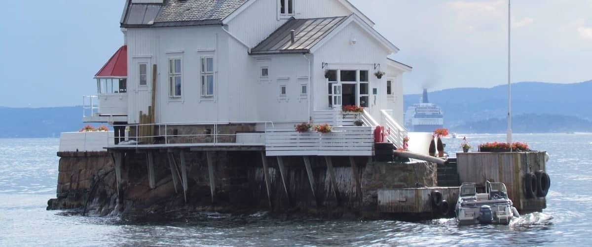 Lighthouse in the Oslo Fjord.